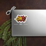 Pop Art OMG Comic Sticker