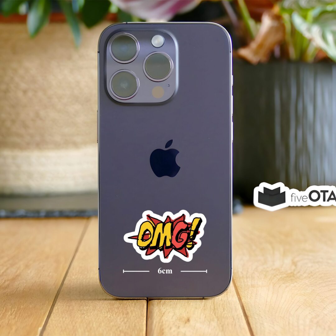 Pop Art OMG Comic Sticker