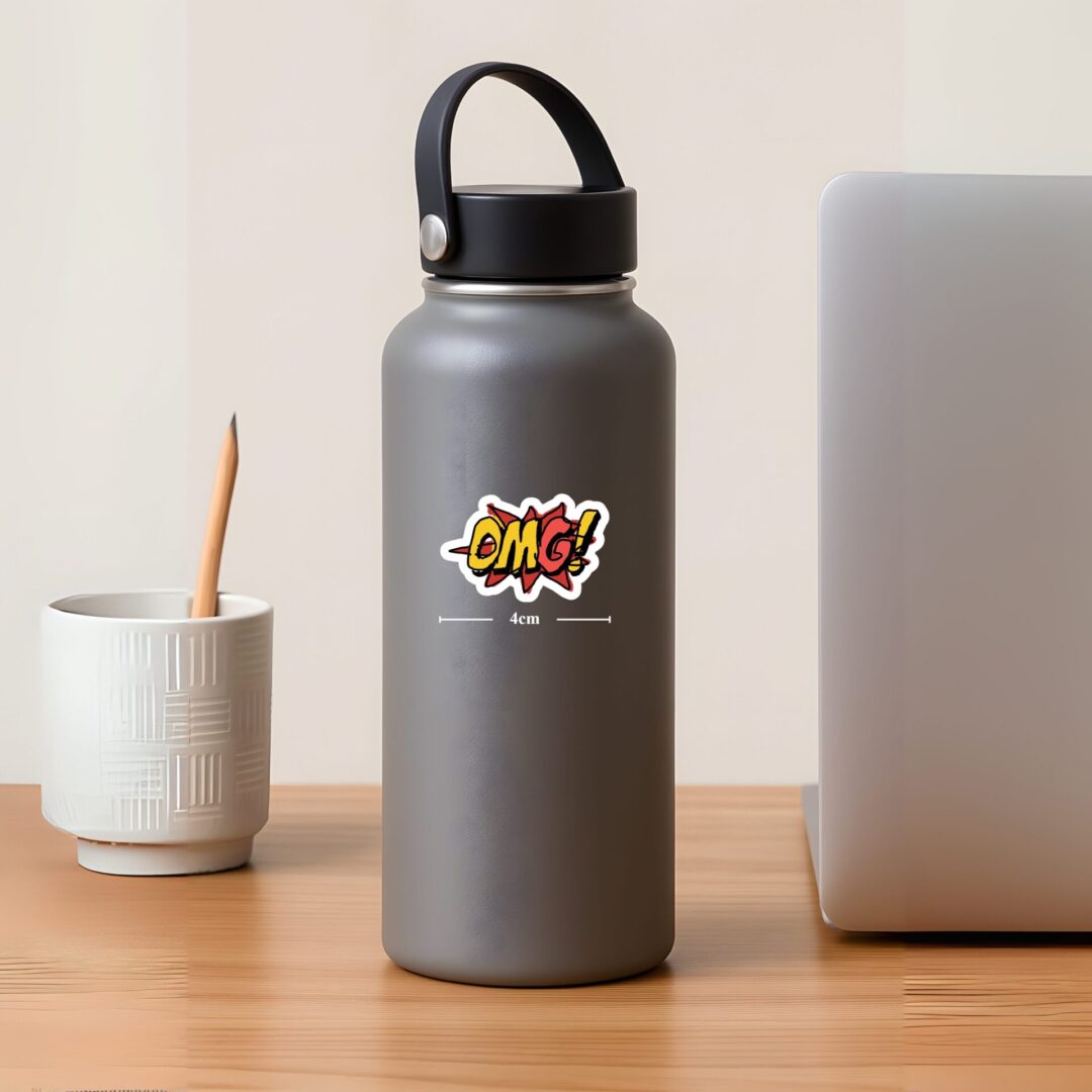 Pop Art OMG Comic Sticker