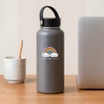 Rainbow Clouds Color Sticker