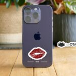 Red Lipstick Kiss Mark Sticker