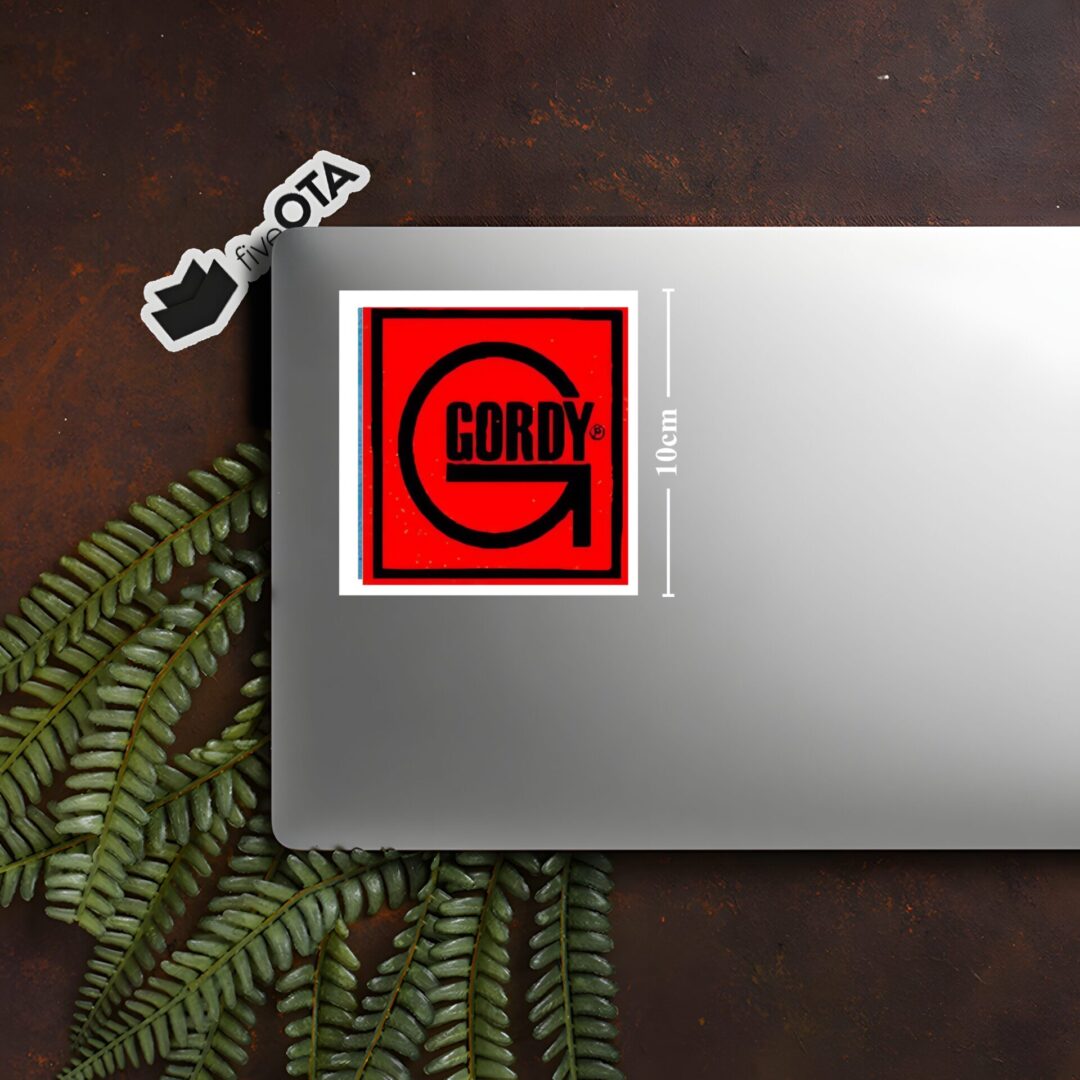 Retro Gordy Records Logo Sticker