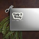 Retro Take It Easy Sticker