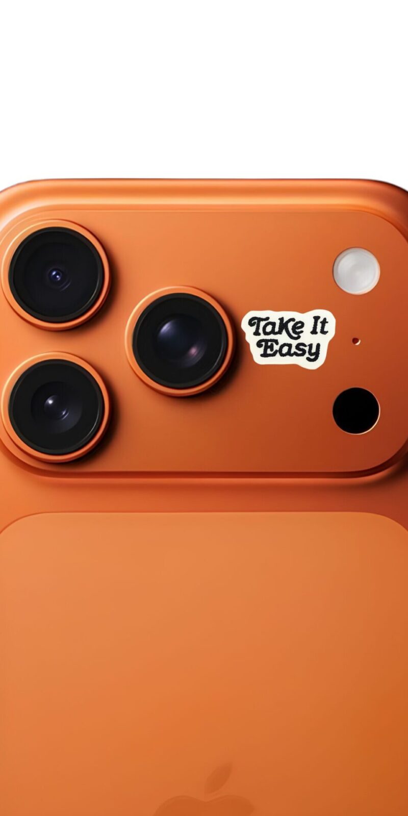fiveOTA vinyl stickers featuring Retro Take It Easy Sticker for laptops and bottles