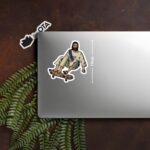 Skating Jesus Urban Sticker