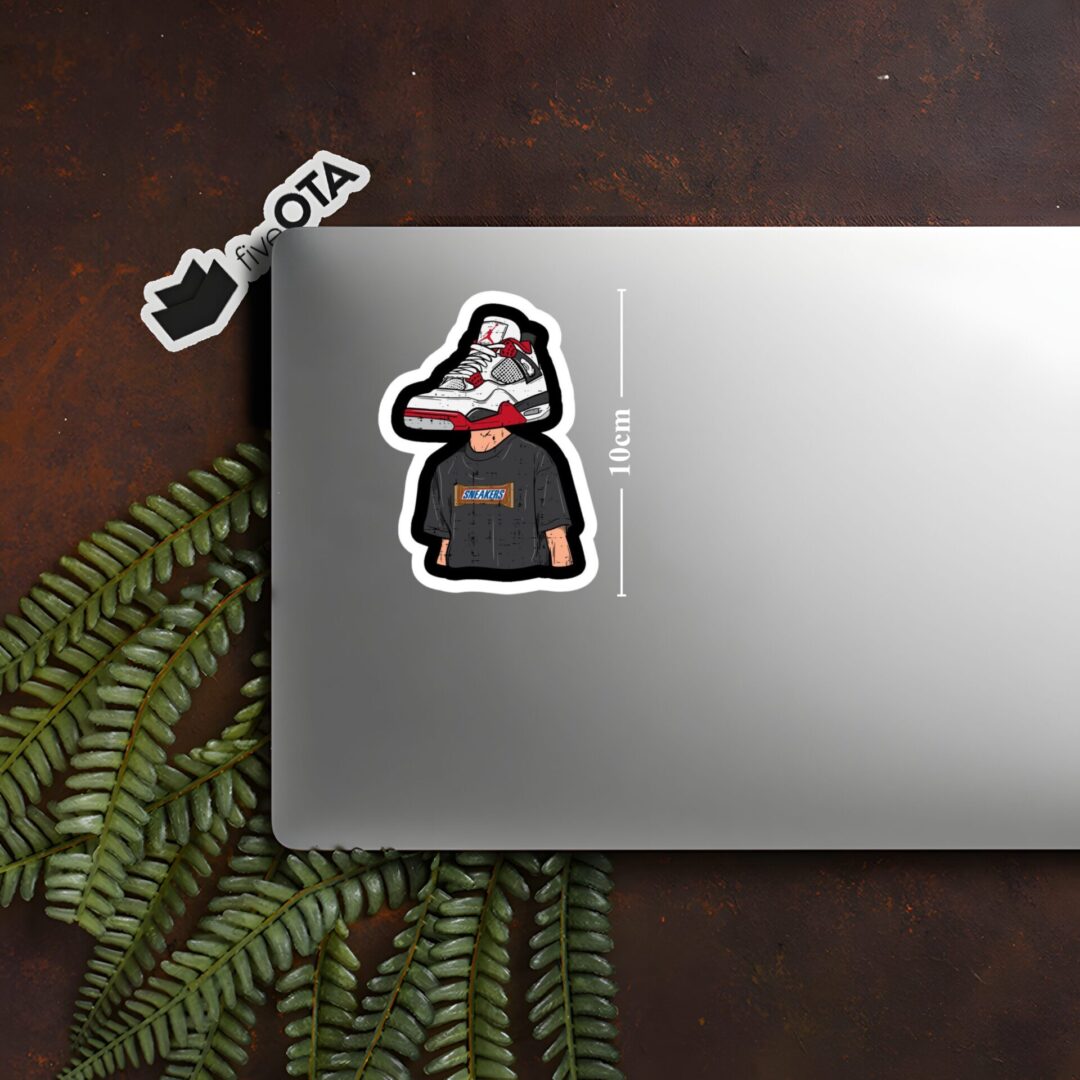 Sneaker Head Air Jordan Sticker