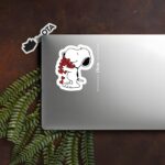 Snoopy Love Heart Hug Sticker