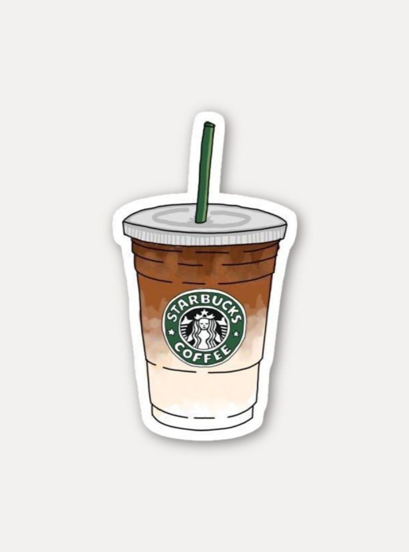 Starbucks Iced Coffee Sticker