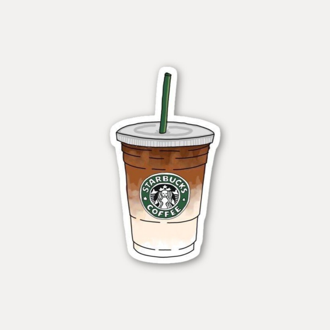 Starbucks Iced Coffee Sticker