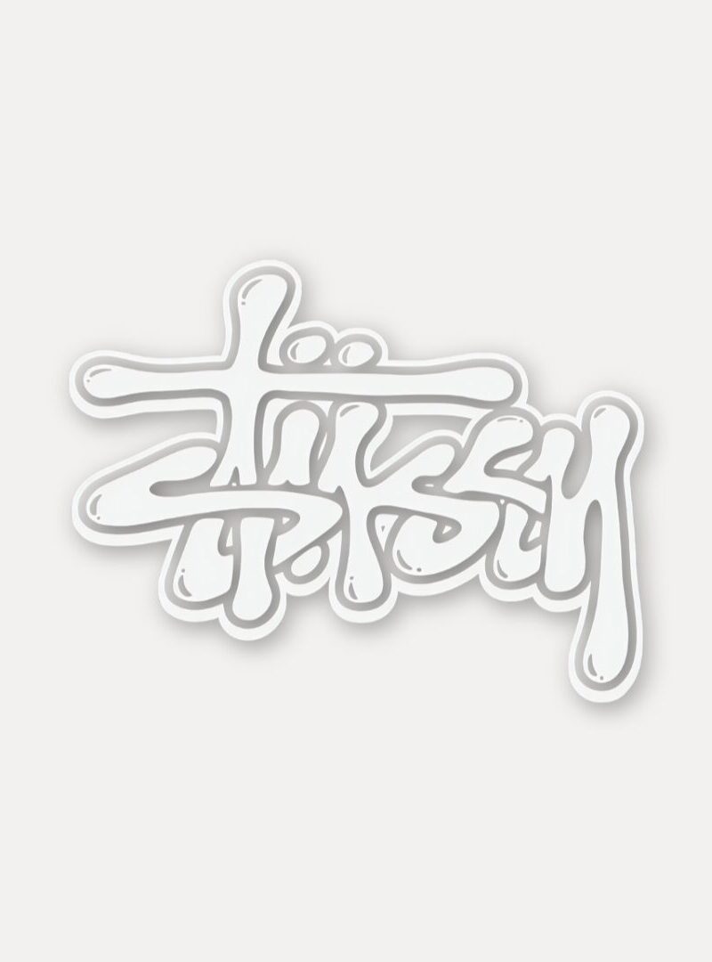 Stussy Style Graffiti Logo Sticker