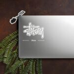 Stussy Style Graffiti Logo Sticker