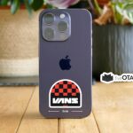 Vans Red Checkerboard Logo Sticker