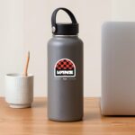Vans Red Checkerboard Logo Sticker