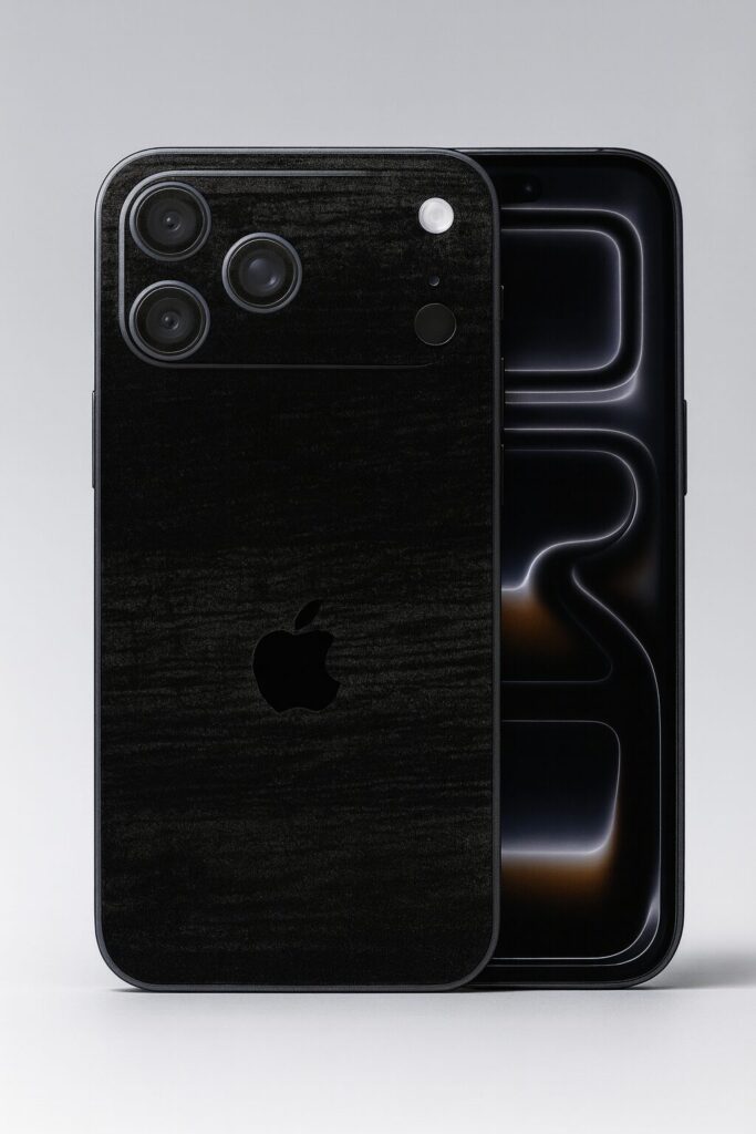 FiveOTA Balck Cameo mobile skins for iPhone 17 Pro Max